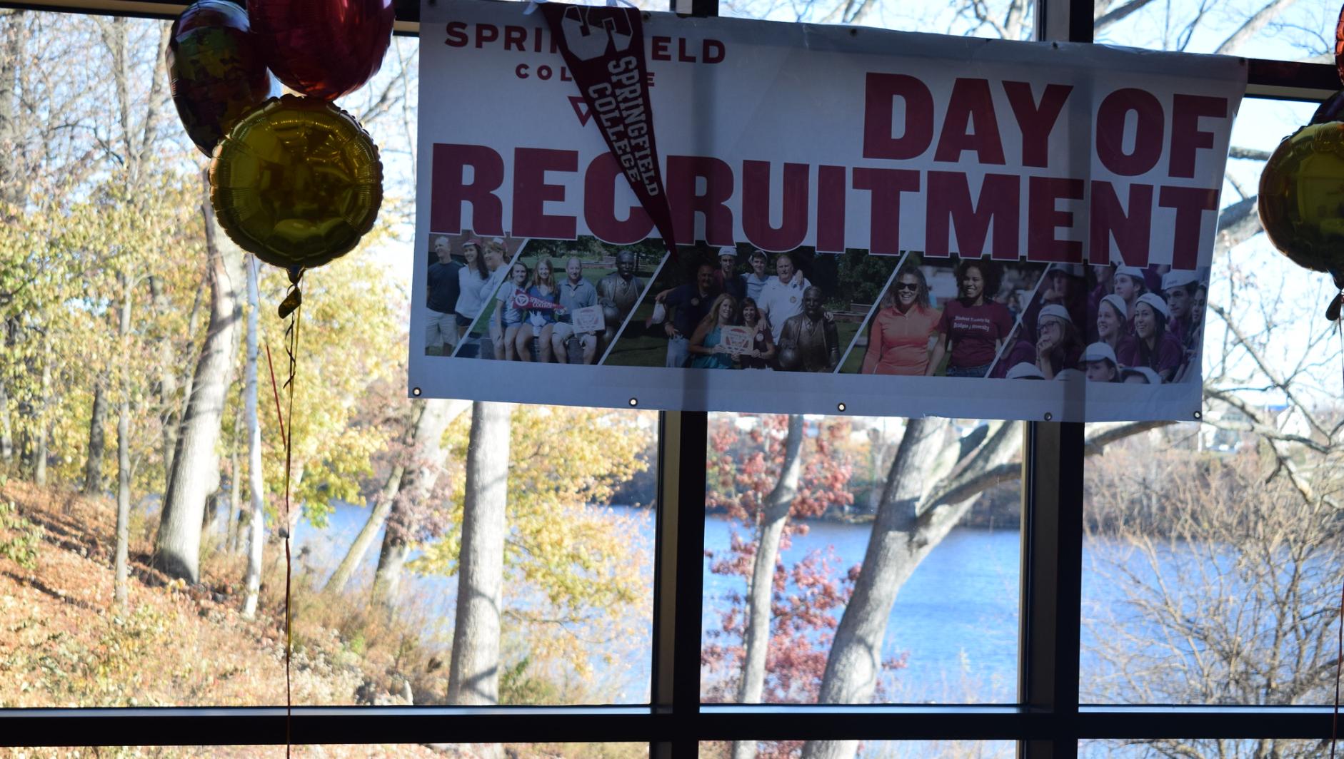 A banner showcasing day of recruitment