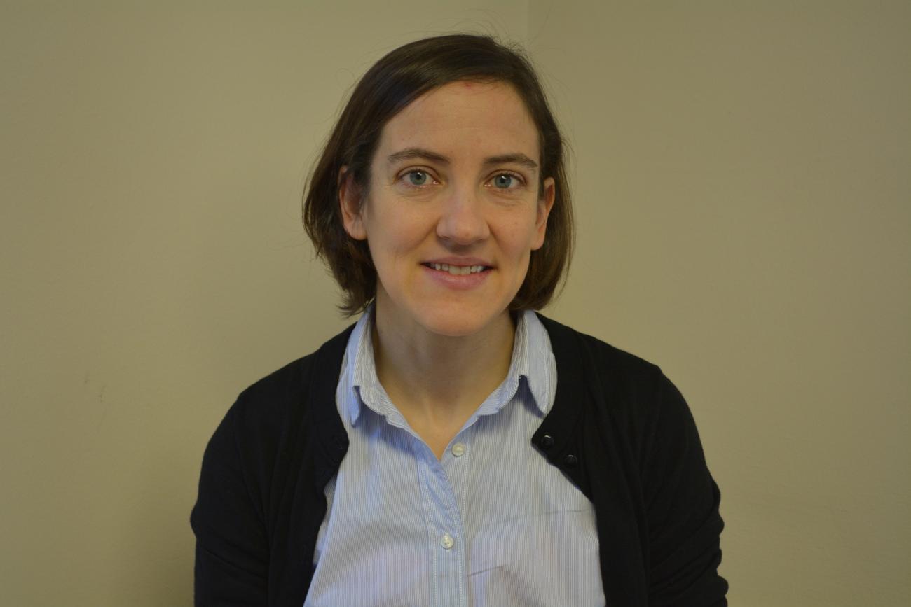 Katherine Dugan profile photo in Weiser Hall.