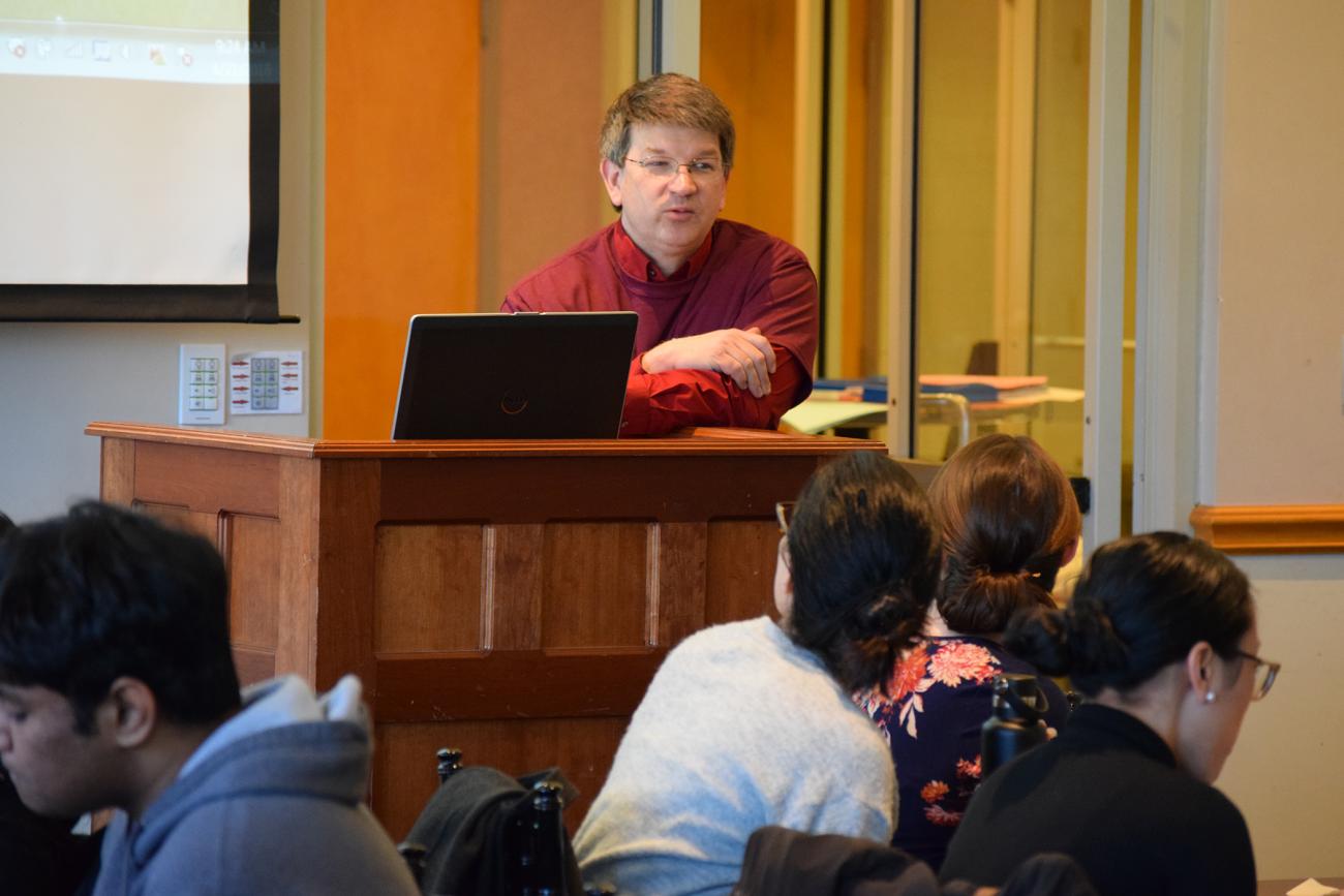 Led by Springfield College Department of Mathematics, Physics and Computer Science Chair Andrew Perry, Springfield College hosted Amherst College, Emmanuel College, University of Massachusetts Amherst, University of Hartford, and Western New England University as part of the Using Differential Equations Modeling 2018 Student Competition. Springfield College was a regional host for the event.