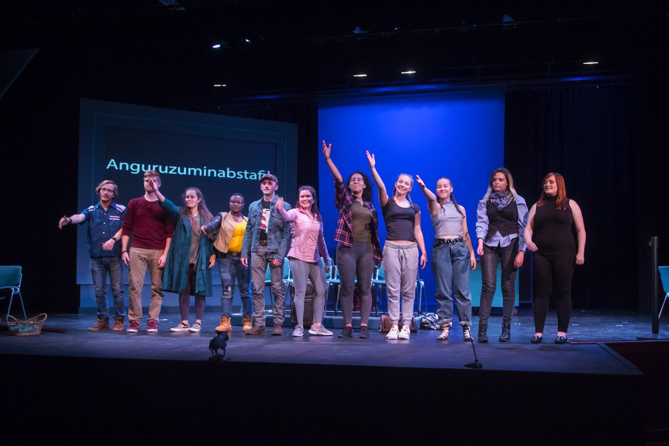 The Springfield College Department of Visual and Performing Arts hosted an original interdisciplinary performance from Thursday, Nov. 15 through Sunday, Nov. 18 in the Fuller Arts Center. The performance was created by Springfield College students and directed by Martin Shell, with collaboration from Sarah Zehnder, Josiah Durham, and Sabrina Hamilton.