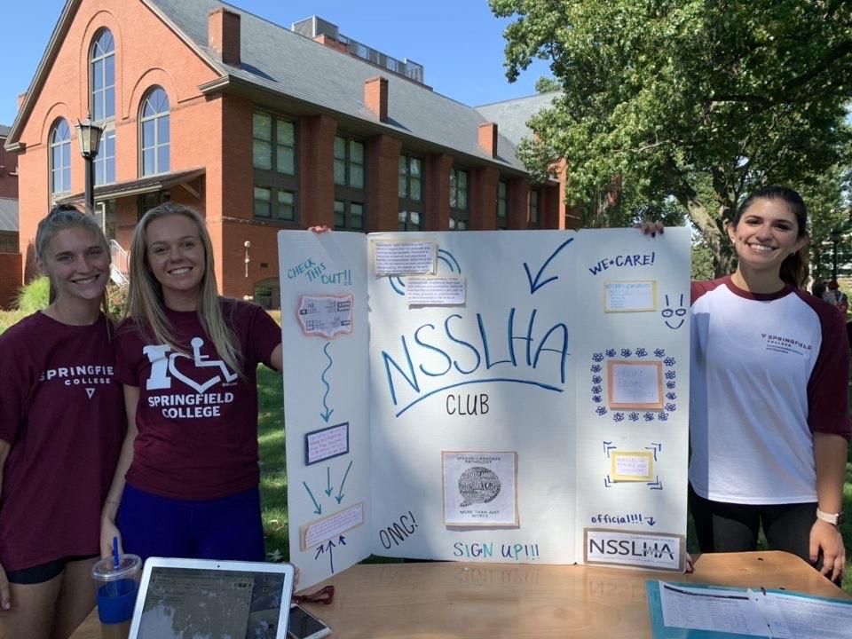 Springfield College’s NSSLHA Chapter is dedicated to creating an inclusive learning environment by being a support system for students interested in Communication Sciences and Disorders