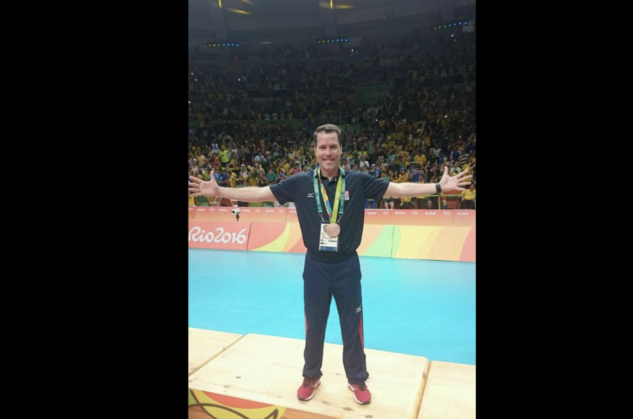 In 2016, men's volleyball coach Charlie Sullivan '91, G'97 served as USA's men’s volleyball assistant coach earning a Bronze Medal in Rio.