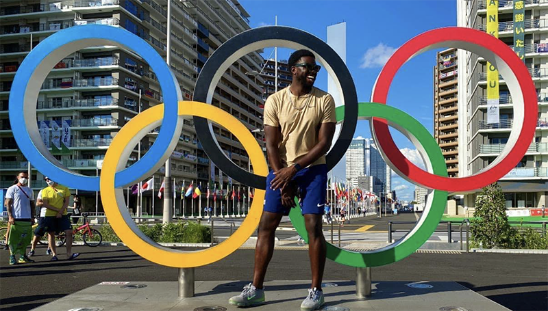 Aboshioma "Sho" Obemeata G'21, International Teams Coordinator, USA Track & Field, Olympic profile photo. 