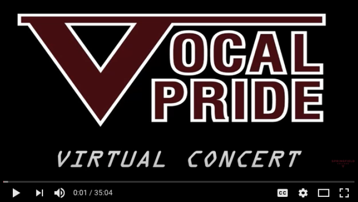The Springfield College Vocal Pride A cappella group hosted its annual spring concert virtual style during the spring 2020 semester.