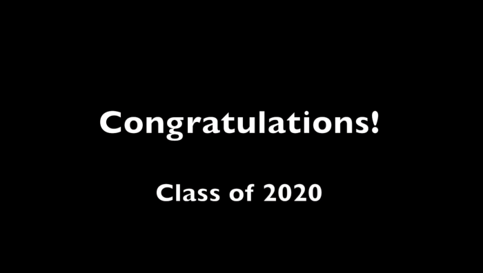 The Springfield College Regional and Online Class of 2020 celebrated with a virtual commencement ceremony.