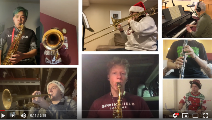 The Springfield College Band, along with student vocalists from the studio of Teri La Fleur, are pleased to share a sampling of their work from the 2020 fall semester as a brief send-off to the holiday season. 