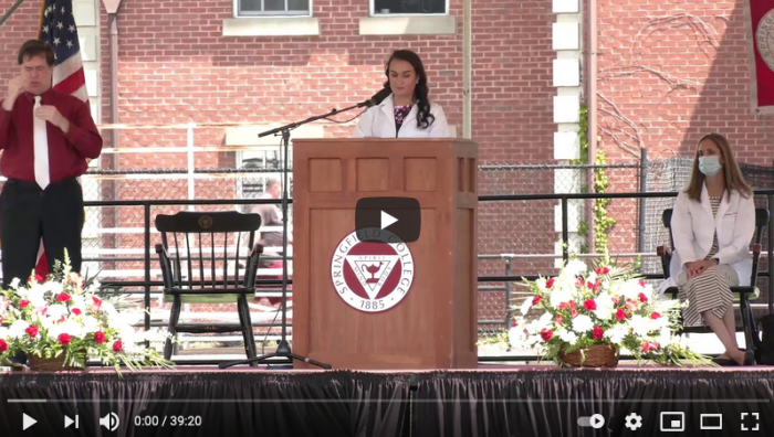 The Springfield College Physician Assistant Program hosted its Class of 2021 Certificate Ceremony on Friday, May 14 on Stagg Field. 