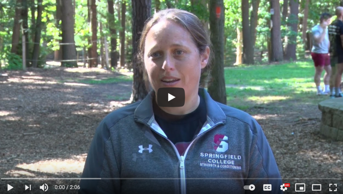 Springfield College Strength and Conditioning faculty have collaborated with East Campus staff to create outdoor classroom spaces for faculty and students to utilize.