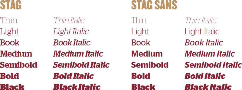 Stag Fonts