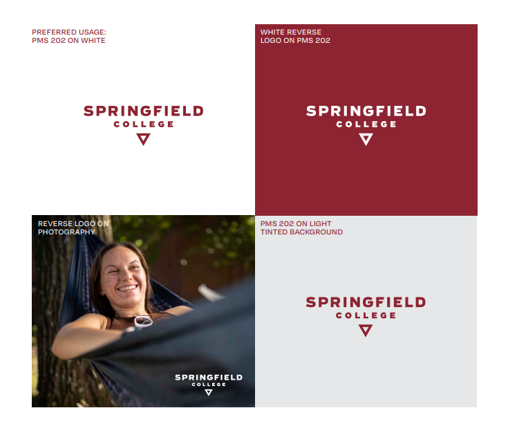 Logo usage on colors