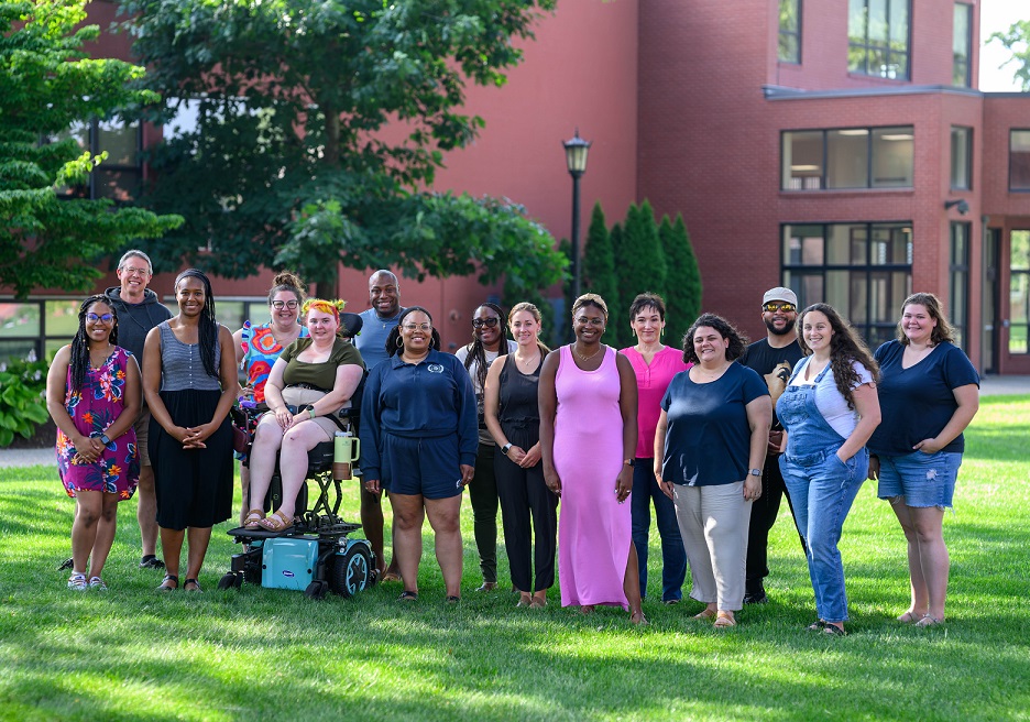 PhD in Educational Leadership program participants from the 2023 and 2024 cohorts during their residency week.