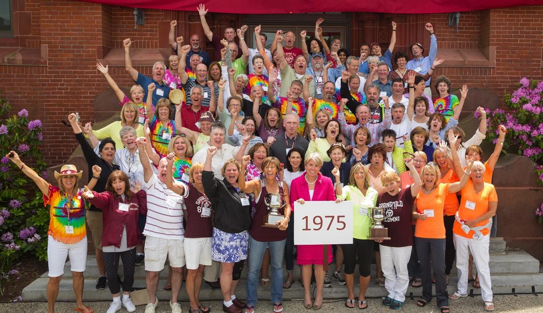 1975 Class reunion at Springfield College