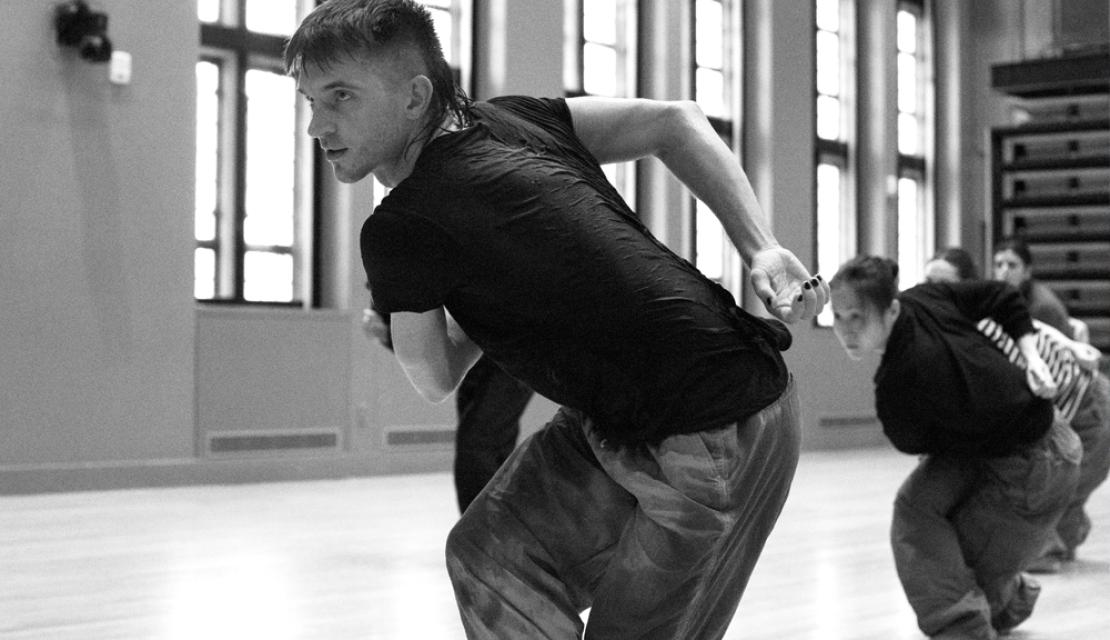photo of Nat Wilson teaching a dance class