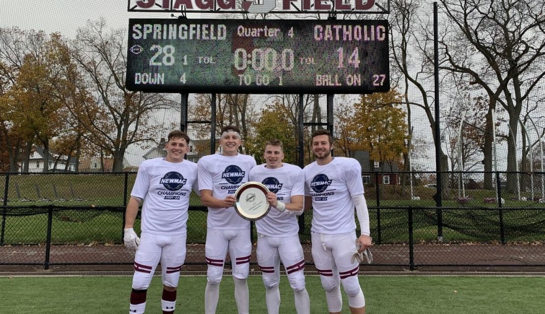 Ryan Deguire ’22 on the football team