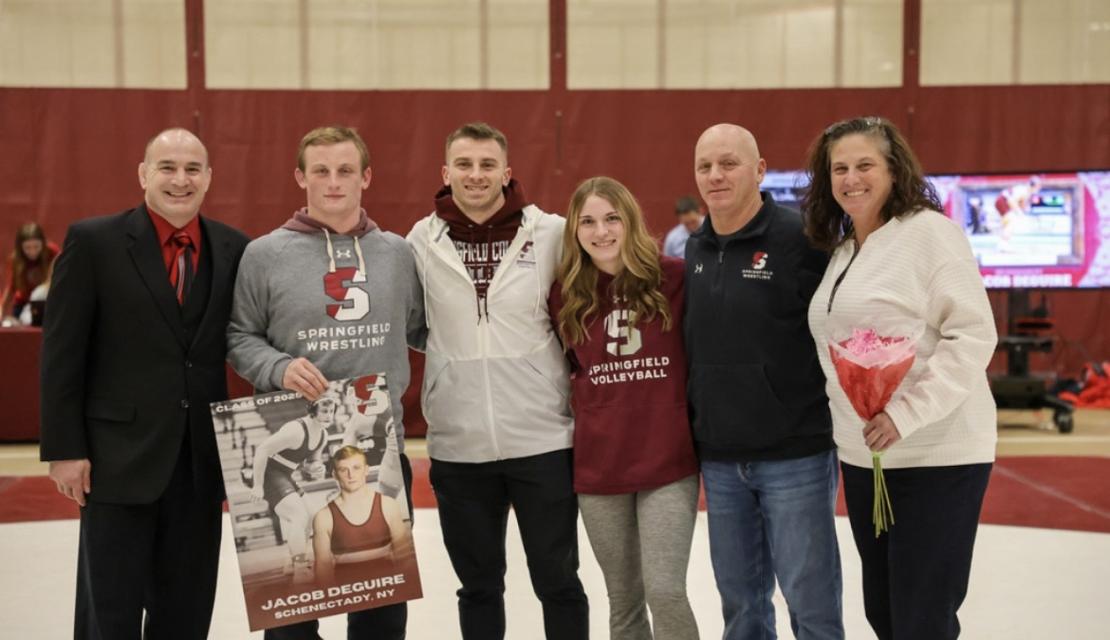 Ryan Deguire ’22 with family