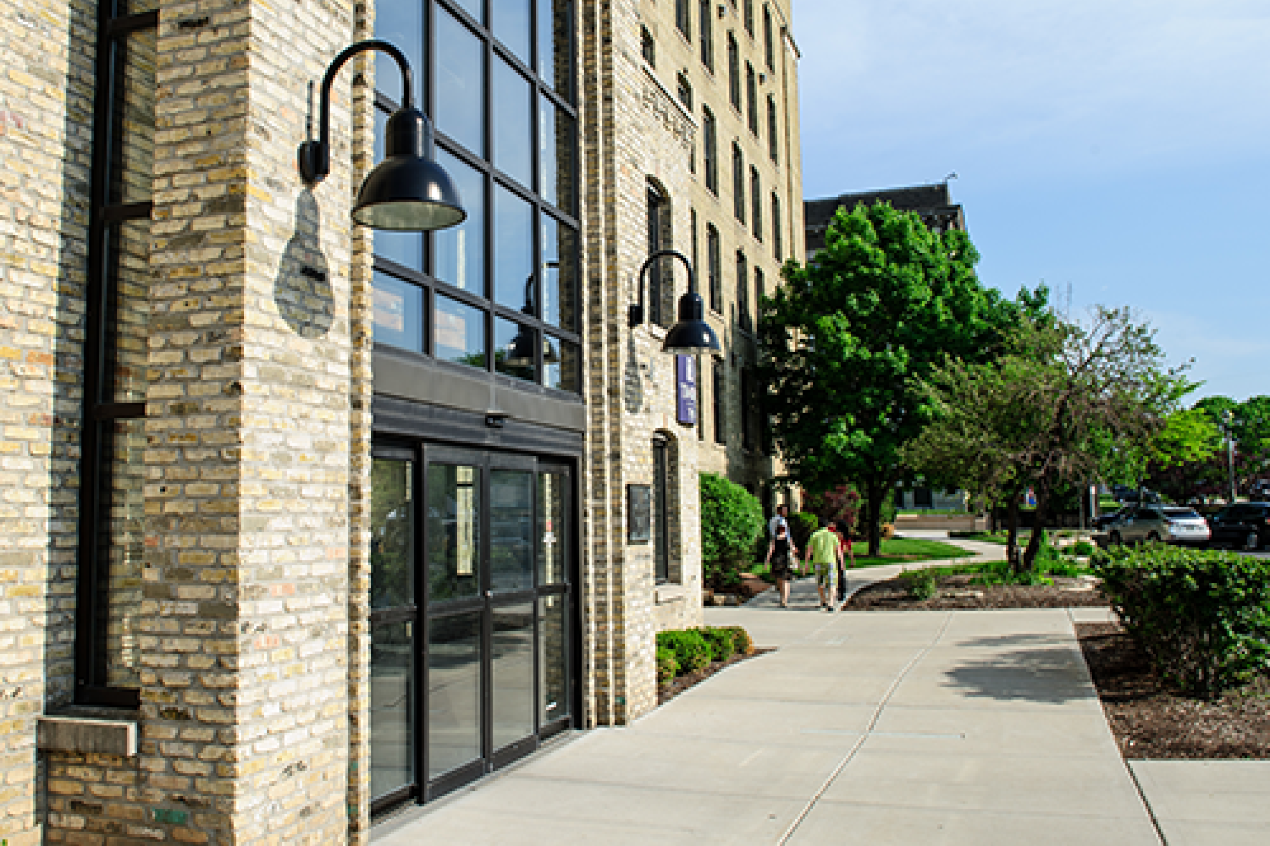 Main entrance to Milwaukee campus