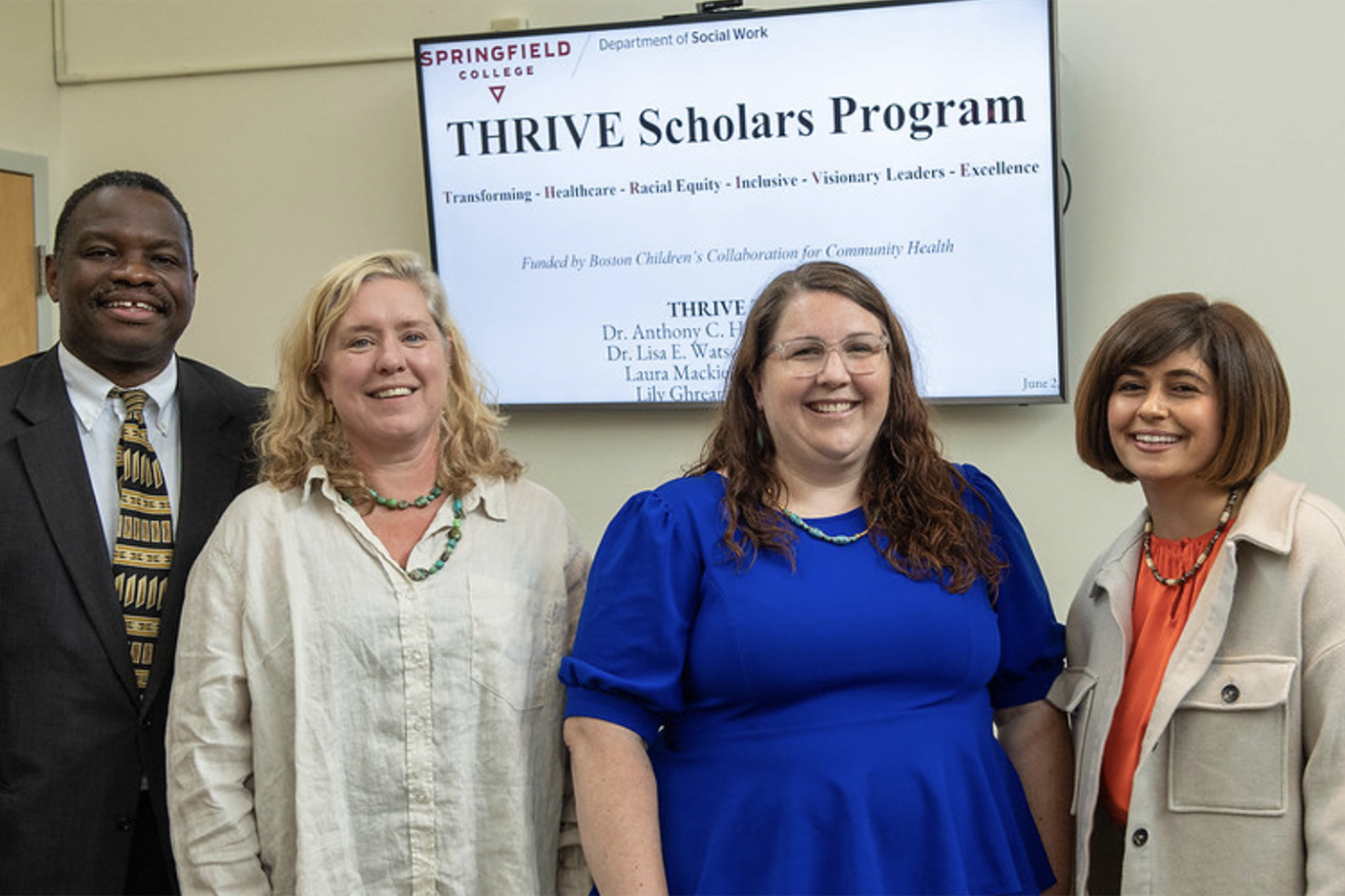 Department of Social Work Establishes THRIVE Scholars Program
