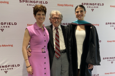 Three Generations of Alumni Together on Campus