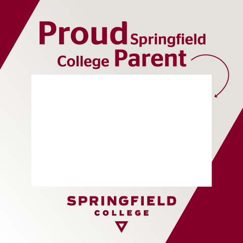 Instagram Springfield College Proud Parent Frame
