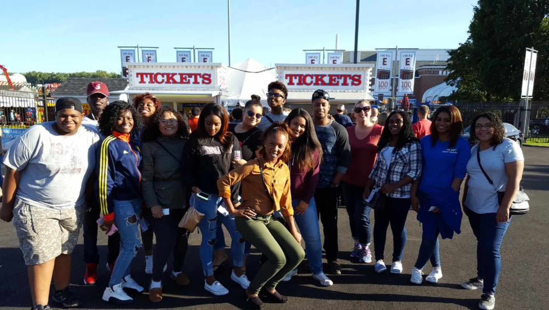 Springfield College students at the Big E