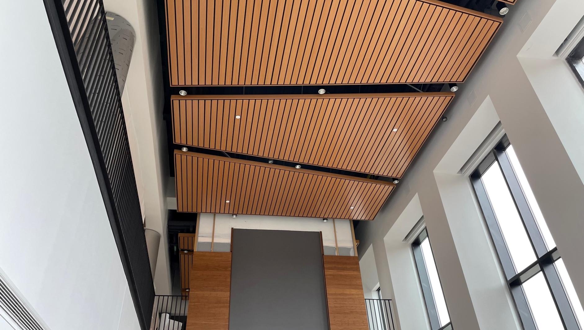 Health Science Center Ceiling and Donor Wall