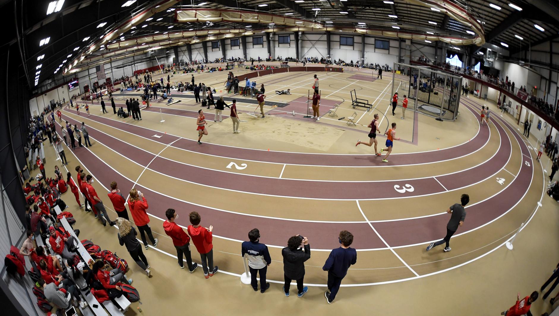 Springfield College hosts an Indoor Track and Field event inside the Field House on Saturday, February 19, 2022.