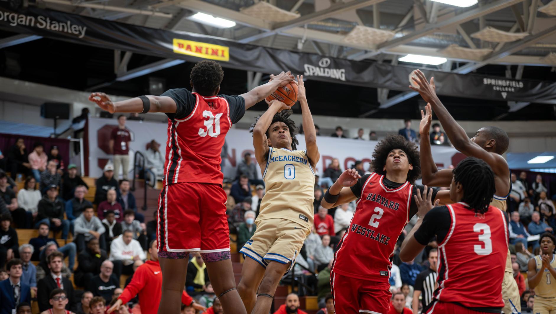 Teams from across the country compete during Spalding Hoophall Classic high school basketball tournament 