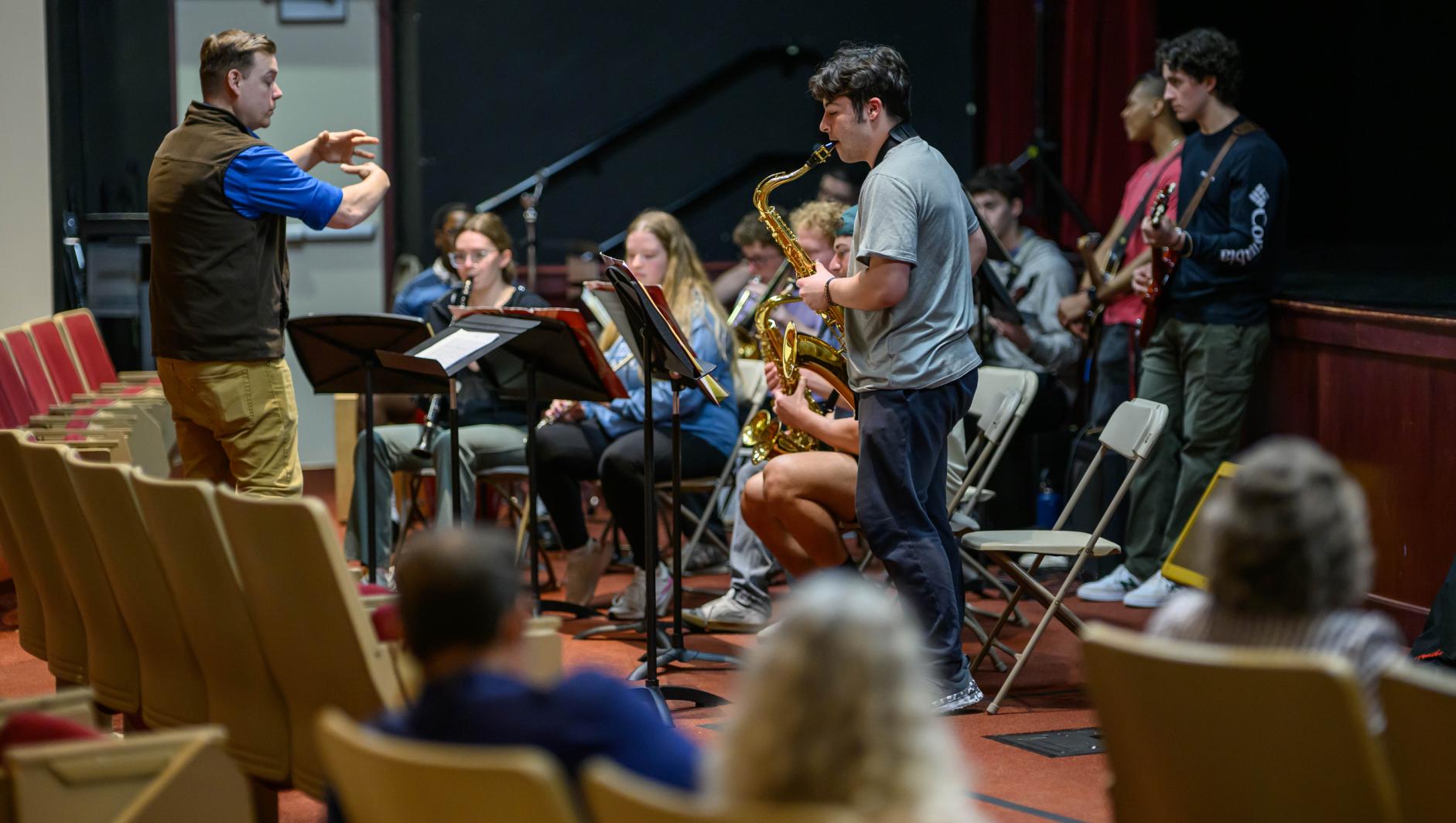 Scholars in action band presentation