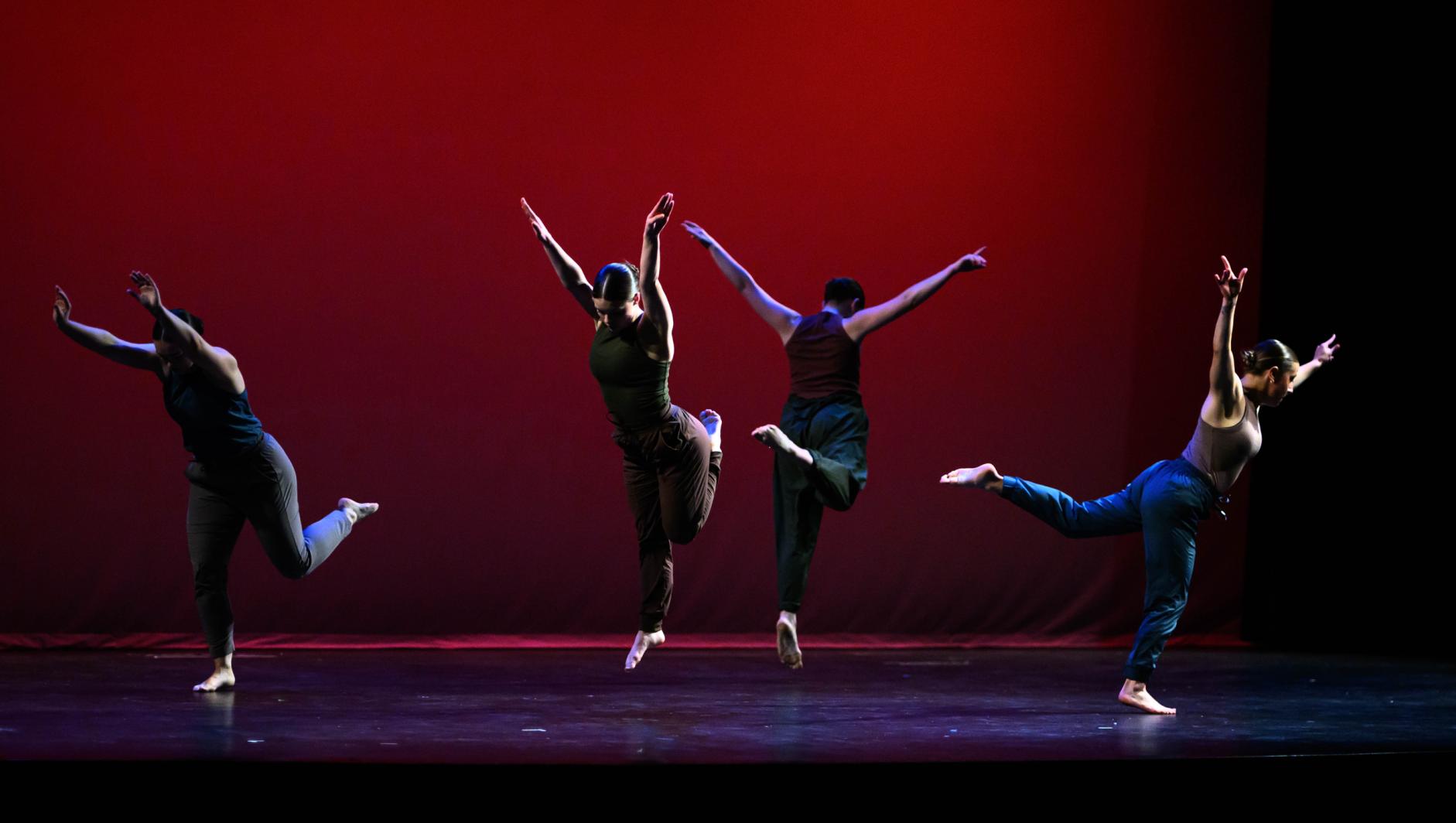 Scholars in action dance presentation