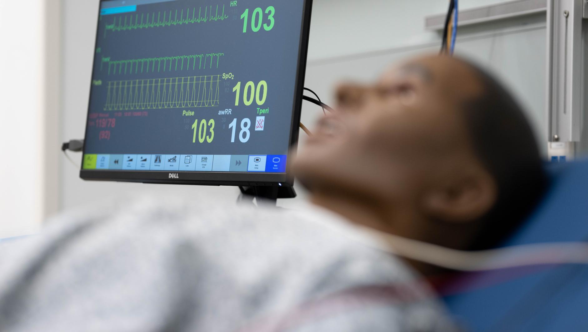 Springfield College Physician Assistant Studies students train in a state-of-art simulated medical center inside the Health Sciences Center on Thursday, February 1, 2024.