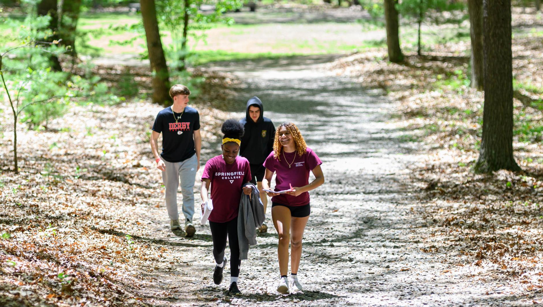 Springfield College students, faculty and staff participate in Outdoor Pursuits at East Campus on Tuesday, May 14, 2024.