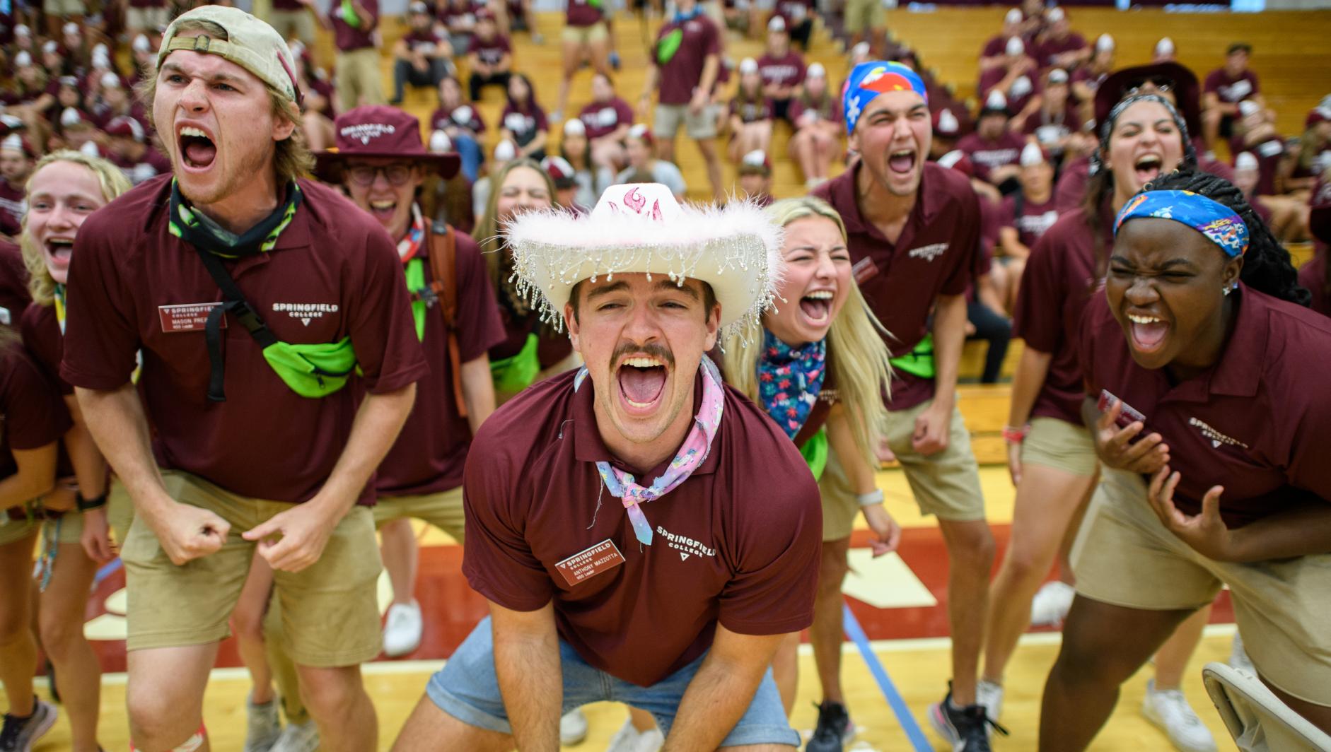 Springfield College first year and transfer students attend convocation and New Student Orientation activities on Friday, August 30, 2024.
