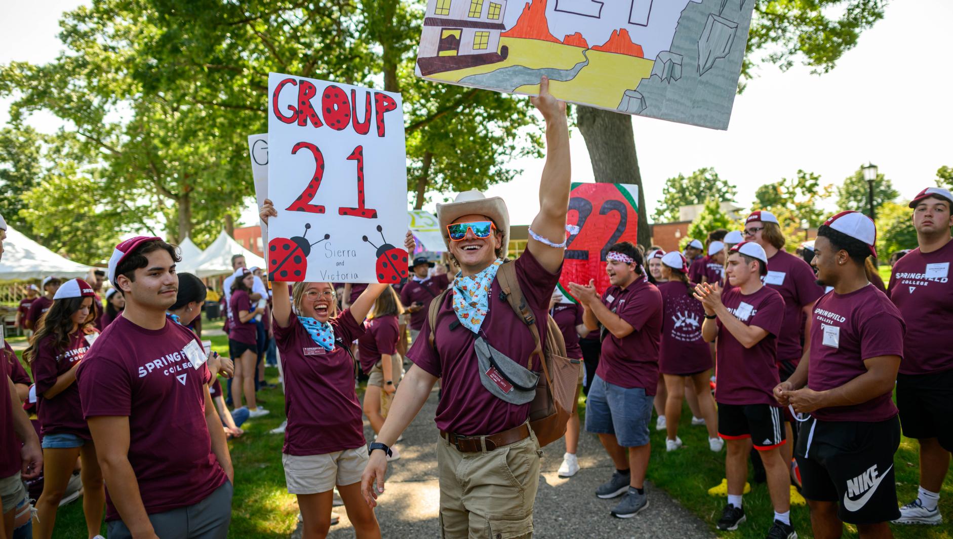 Springfield College first year and transfer students attend convocation and New Student Orientation activities on Friday, August 30, 2024.