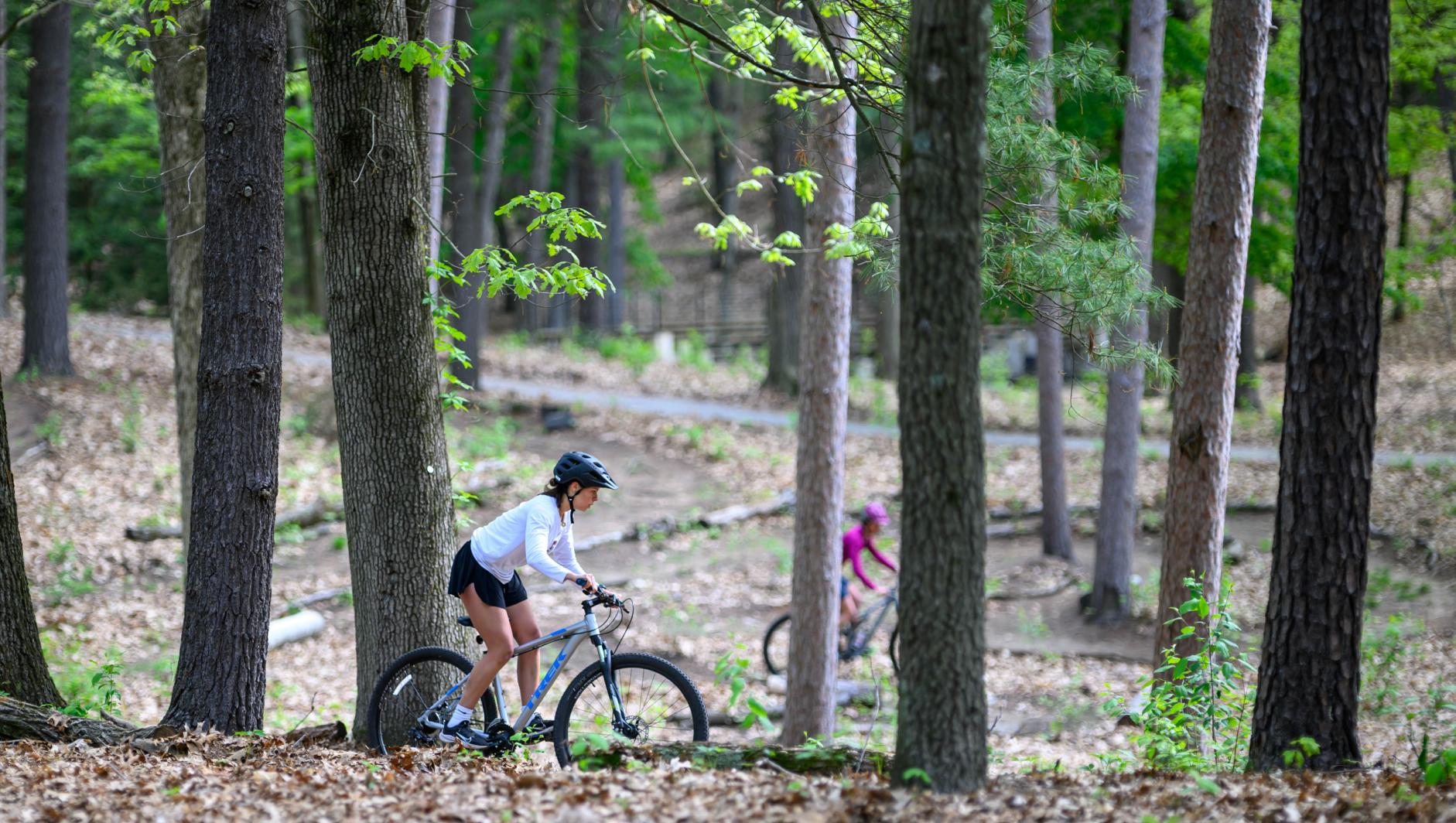 East campus biking