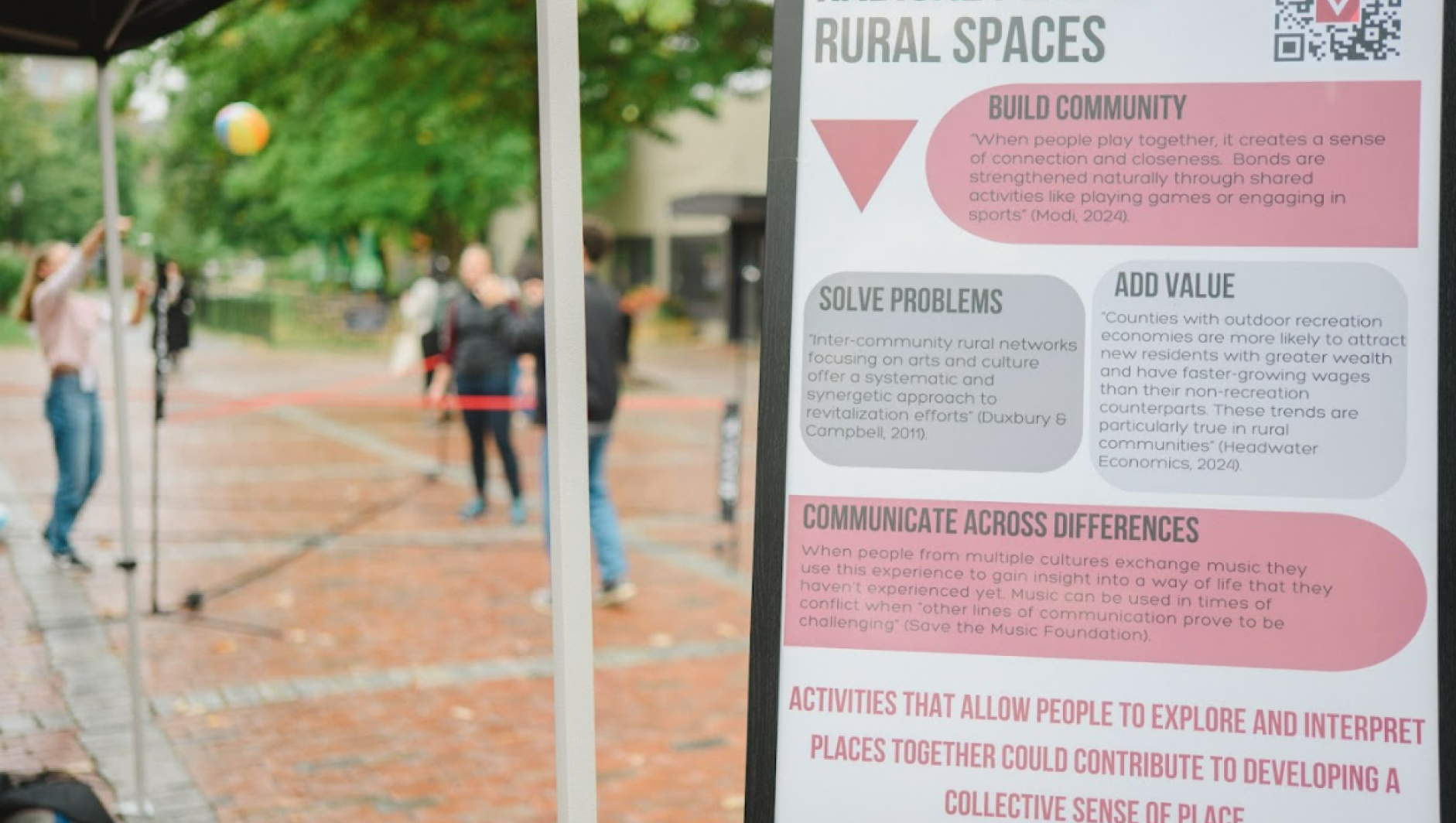 Our Recreation Industries and Therapeutic Recreation (RITR) students attended the national Radically Rural conference in Keene, NH in September