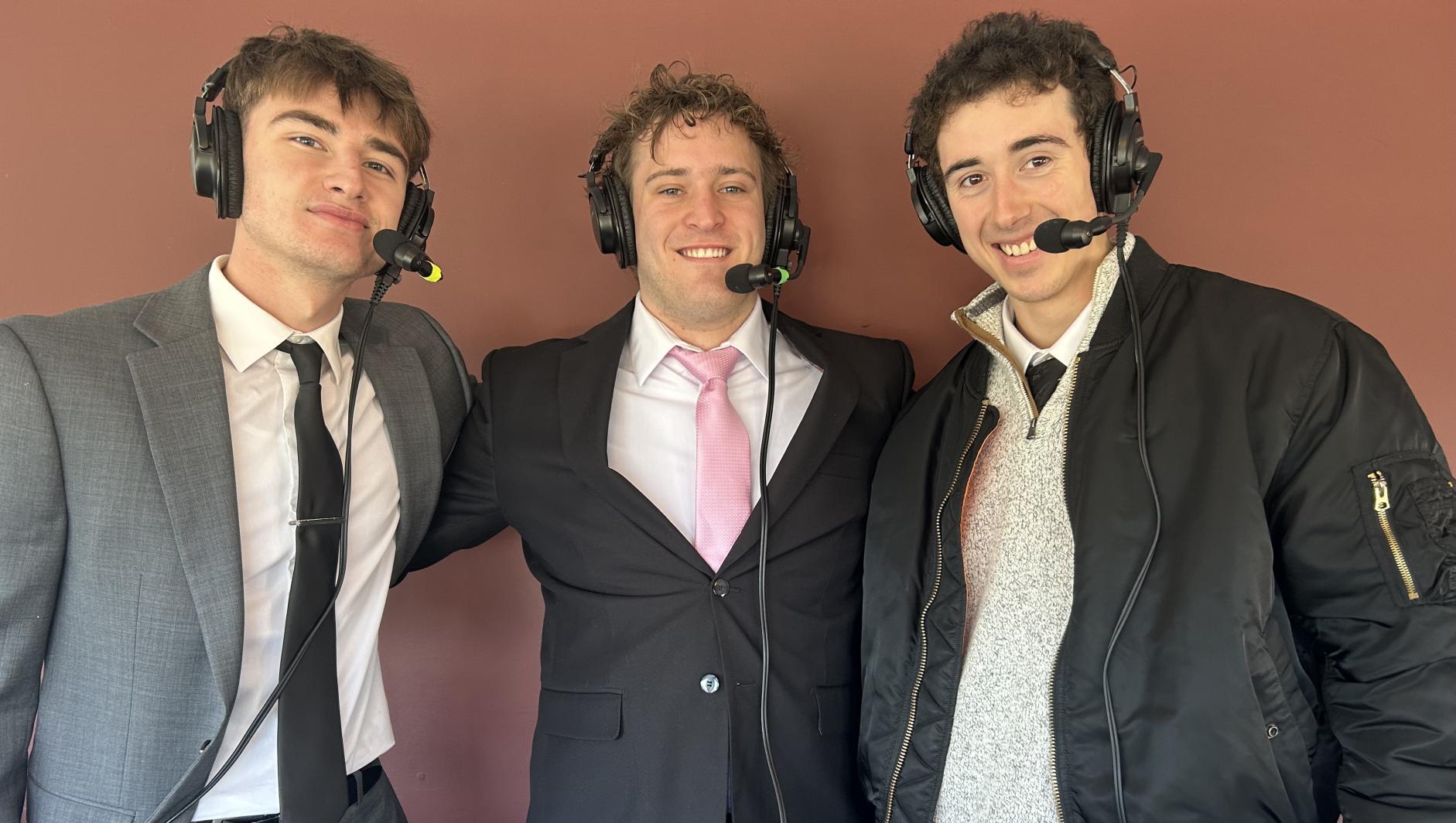 Communications/Sports Journalism (COSJ) students were on the frontlines of live ESPN+ broadcast coverage