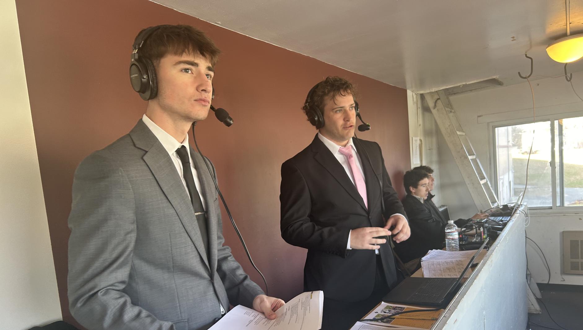 Communications/Sports Journalism (COSJ) students were on the frontlines of live ESPN+ broadcast coverage