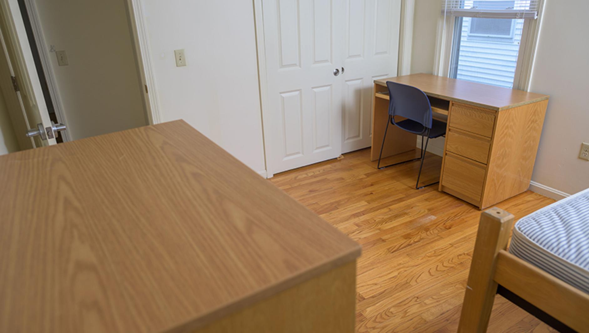 Desk and dresser