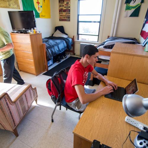 Students in a Residence Hall 