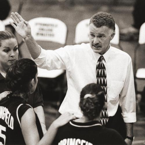Joel Dearing coached women’s and men’s collegiate volleyball for 40 seasons, including coaching at Springfield College from 1989-2010.