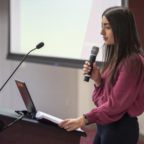 Springfield College Student Leadership Award ceremony in the Campus 