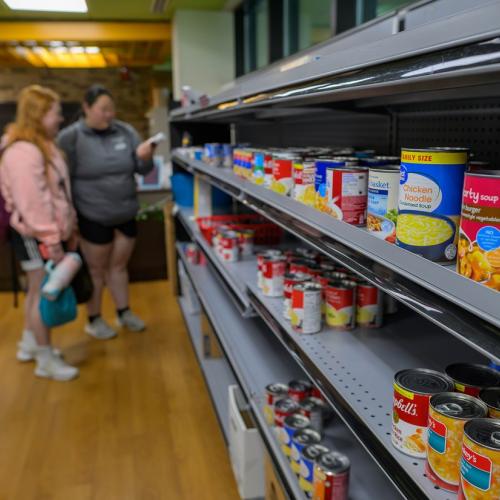 Pride Pantry, a food bank at Springfield College