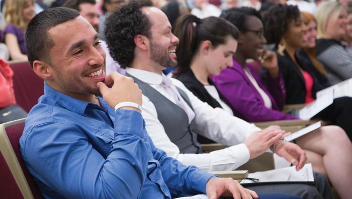 SSW students attending class.
