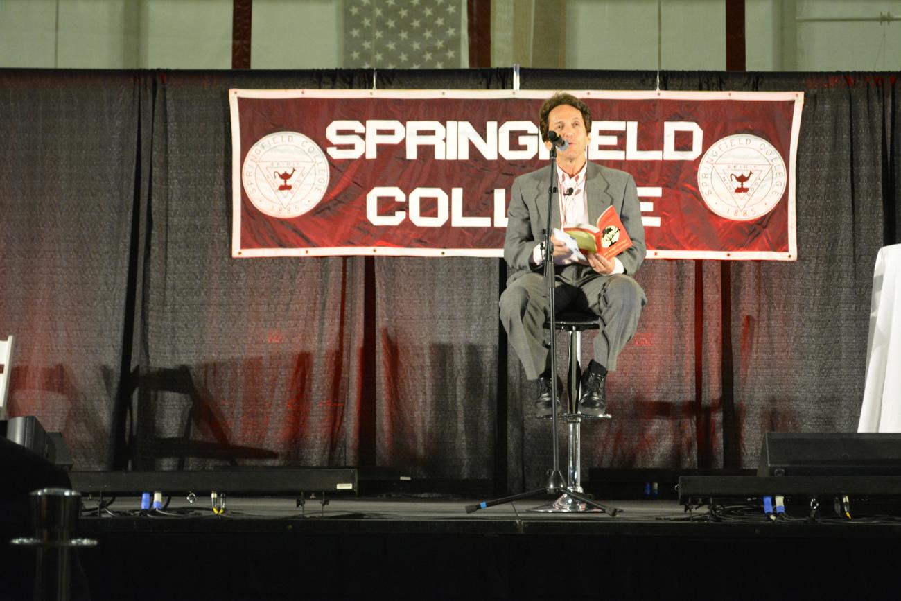 Albom at Arts and Humanities Speaker Series.