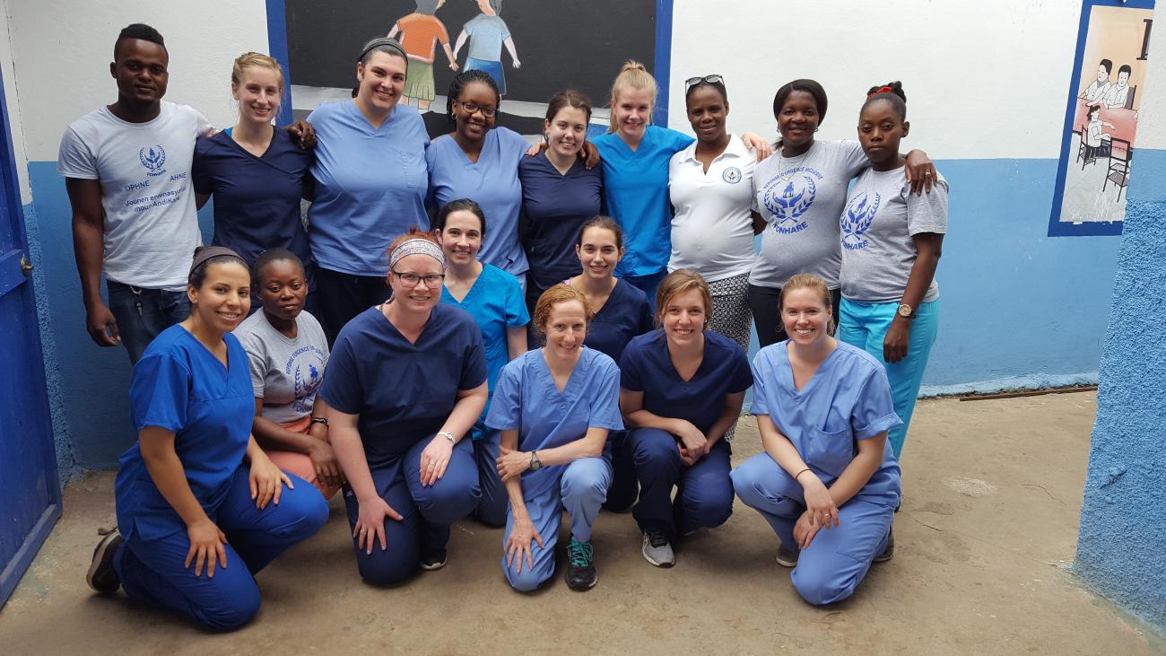 The Springfield College contingency in Haiti was invited by Dr. Ivens Louius, founder and director of FONHARE and a trained physical and occupational therapist, following multiple years of relationship building between Springfield College School of Health Sciences and Rehabilitation Studies Professor Dr. Julia Chevan, Roberts, and professionals at the clinic.