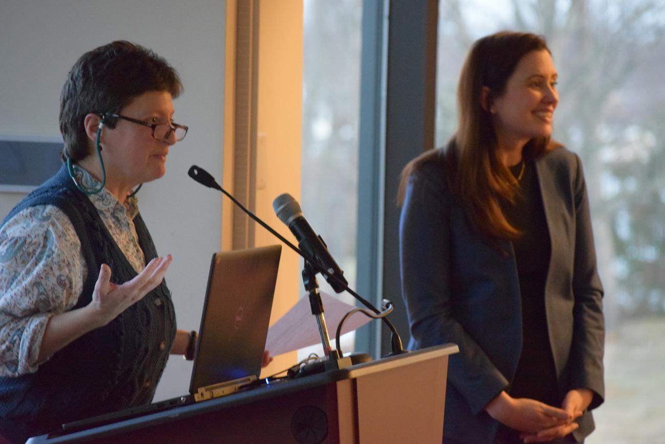 Springfield College hosted its annual Social Sciences Lecture on Monday, April 2, in the Cleveland E. and Phyllis B. Dodge Room inside the Flynn Campus Union.