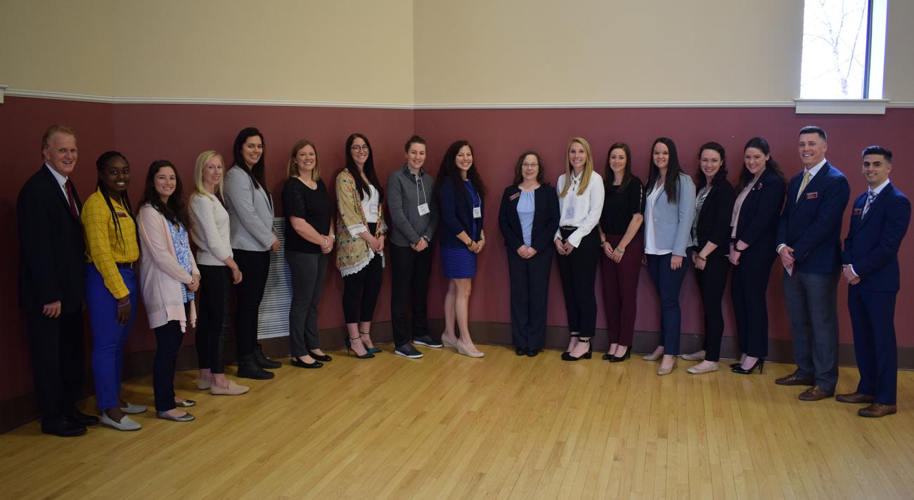 The Springfield College Athletic Administration Graduate Program hosted its annual leadership speaker series for the spring semester on Friday, March 29, in Judd Gymnasia West. The event featured a one-day symposium focused on Women in Athletics and featured recent female graduates of the Athletic Administration Program.