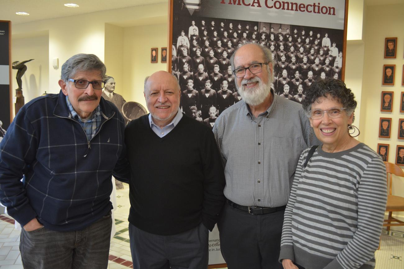 The Distinguished Springfield Professors of Humanics welcomed guests to the annual "A Taste of Humanics" fundraiser on March 14 in the Springfield College Museum in Judd Gymnasia benefitting the Friends in Humanics Scholarship. 
