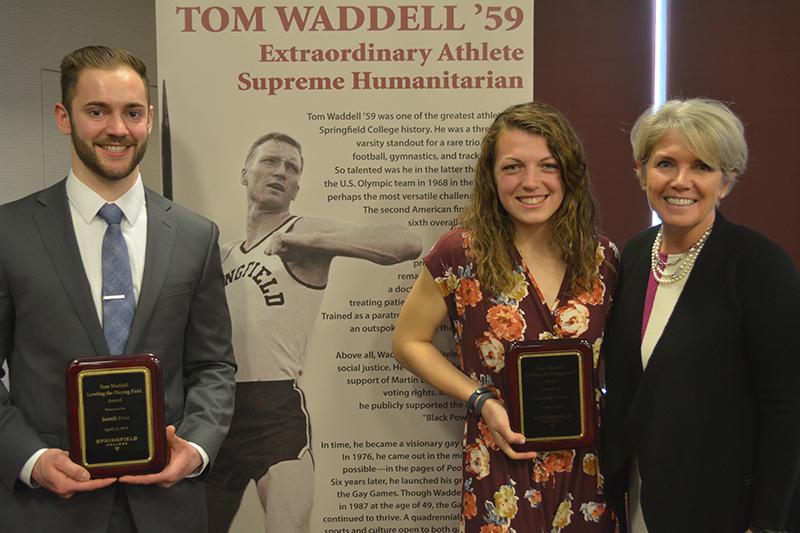 Following Murray’s presentation will be the announcement of the 2019 student-athlete recipient of the annual Tom Waddell Leveling the Playing Field Award recipients, Jannik Haas and Emmalie Drake.