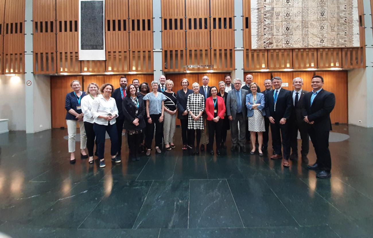 Springfield College Dean of the School of Health Sciences Brooke Hallowell recently returned from Geneva, Switzerland, where she participated in a meeting of the Global Rehabilitation Alliance (GRA), an initiative of the World Health Organization (WHO). 